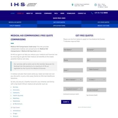 CMS WordPress Websites Informed Healthcare Solutions website